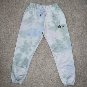 WF Backstage Antics Sweatpants in Stormy Tie Dye